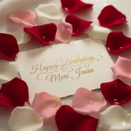 Happy Birthday Meri Jaan wishes